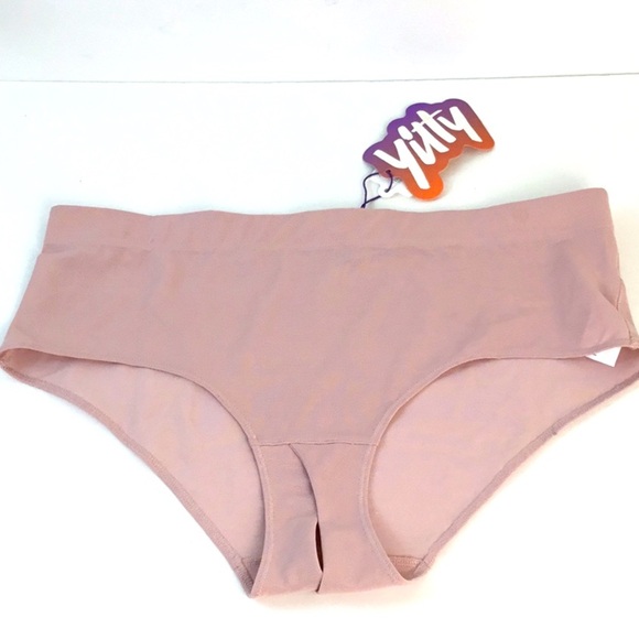 Yitty Mesh Me Crotchless Cheeky Hipster Panty Size XL Pink NWT - Picture 1 of 8